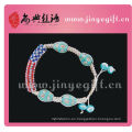 Brillante Rhinestone bandera americana Turquesa Vintage pulsera